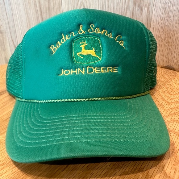 John Deere Accessories Very Rare And Vintage 982 Embroidered John